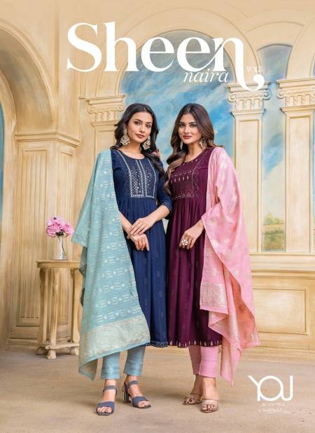Sheen Naira Vol 2 By Wanna 301 To 305 Readymade Suits Wholesale Price In Surat
